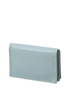 About The Brand: Innovative And Elegant Italian Luxury. Made In Italy Peekaboo Leather Card Case In Light Blue Leather With Silver-Tone Hardware Interior Design Details: Leather Lining, Card Slots Measures 4In Wide X 3In High X 0.75In Deep Fold-Over Flap Please Note: All Measurements Were Taken By Hand And Are Approximate; Slight Variations May Occur. Our Products Are 100% Genuine. In Some Cases We Purchase Merchandise From Trusted Independent Suppliers And Not Directly From The Brand Owner. In All Cases We Stand By The ity Of Every Product Sold On Our Site.