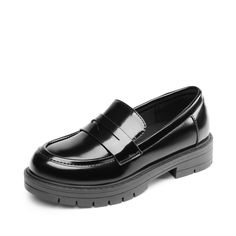 PRICES MAY VARY. Comfortable Insole: Complete with a breathable Lycra-covered latex insole these kids' loafers provide optimal support and cushioning. Easy Slip-On: The slip-on design of these girls' loafers saves time and ensures they're ready for busy mornings. Round Toe Design: These girls' uniform shoes provide ample space while maintaining a polished and classic appearance, suitable for different occasions. Slip-Resistant Outsole: The TPR outsole offers reliable traction, making it suitable Loafers School, Girls Uniform Shoes, Loafers Chunky, Girls Loafers, Uniform Shoes, Kids Loafers, Slip On Dress Shoes, Slip On Dress, Kids Luggage