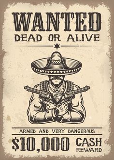 Cartaz de procurado oeste selvagem de vi... | Free Vector #Freepik #freevector #poster #vintage #estrela #linha Wanted Poster Template, Cowboy Posters, Wild West Theme, Western Posters, Wild West Party, Poster Template Free, Wanted Poster, Wilde Westen, Dead Or Alive