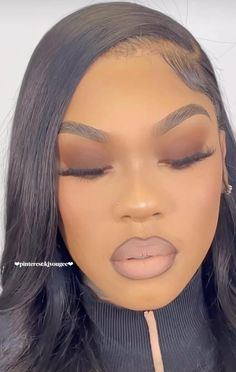 Make Up Looks For Light Skin Black Women, Braidmaids Makeup Look, Brown Smokey Eye Makeup Black Women, Smokey Nude Eye Makeup, Neutral Makeup Looks Black Women, Nude Makeup Looks Black Women, Smokey Eye Makeup Black Women, Nude Makeup Black Women, Neutral Smokey Eye