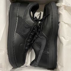 Men's Sneakers Or Casual Shoes. Called - Nike Air Force 1 Slam Jam. Color Says - Black/Off Noir. Men’s Shoe Size 10.5 28.5 Cm. Lace Up Style. #Dx5590 001. Dated - 2022. Questions Welcomed. Smoke Free Home. Nike Air Force 1 Leather Low-top With Laces, Nike Air Force 1 Low-top Leather With Laces, Nike Air Force 1 High-top Leather With Perforations, Nike Air Force 1 With Perforations For Streetwear, Nike Air Force 1 Leather With Perforations For Streetwear, Custom Synthetic Sneakers With Perforated Toe For Streetwear, Black Perforated Sneakers For Streetwear, Nike Air Force 1 Leather With Perforations, Nike Air Force 1 Leather Sports Shoes With Perforations