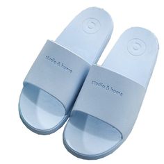 Women's Soft Non-Slip Bathroom Shower Household Beach Slippers Sandal Water Shoes - Blue - C5180LKE2T7 - Women's Shoes, Slippers  #Slippers #Women's #Shoes # #Slippers Elegant Slippers, Shower Slippers, Unicorn Slippers, Shoes For, Blue Slippers, Shower Shoes, European Shoes, Classic Slippers, Toe Slippers