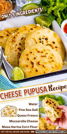 Easy Pupusa Recipe: This Silly Girls Kitchen Cheese Pupusas Recipe, Papusa Recipe, Popusas Recipe, Cheese Pupusas, Pupusas Recipe, Pupusa Recipe, Masa Recipes, Salvadoran Food, Arepas Recipe