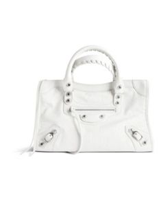 Balenciaga Le City Small Bag White Bag, Small Bag, Balenciaga, Bags Handbags, Zip Pockets, White Black, Shoulder Strap, In Store, Pick Up