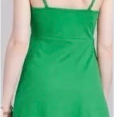 Nwt Wild Fable Juniors Ribbed Skater Dress Size M Sleeveless Ribbed Mini Dress Material Cotton Adjustable Shoulders Straps Complete The Design Smoke-Free And Pet Free Home Fast Shipping Please Make An Offer Casual Cami Dress With Stretch, Casual Stretch Cami Dress, Green Sleeveless Sundress For Brunch, Green Cami Sundress For Spring, Green Cami Mini Dress For Spring, Green Cami Dress For Spring, Green Cotton Midi Length Sleeveless Dress, Green Sleeveless Spaghetti Strap Casual Dress, Spring Green Cami Sundress