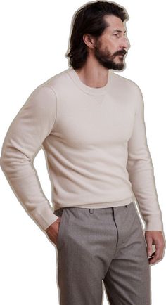 Classic Crew Neck Sweater For Everyday, Classic Sweater For Layering With Ribbed Neckline, Modern Crew Neck Sweater For Layering, Modern Crew Neck Sweater For Everyday, Classic Crew Neck Everyday Sweater, Modern Cashmere Crew Neck Sweater, Classic Cashmere Crew Neck Sweater, Business Casual Crew Neck Sweater With Ribbed Cuffs, Classic Sweater With Ribbed Crew Neck