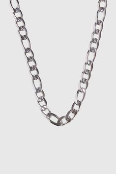 The Thick Figaro Chain is small but fierce and guaranteed to make a significant impact on any outfit. This sophisticated necklace is simple and refined, and pleasantly weighty for an effortlessly elegant look that will surely make a statement anywhere you go. In other words, this piece is class personified. You can layer this sentiment Thick Figaro Chain with the perfectly echoed Figaro necklace. Not to mention, you can wear this glamorous necklace with the matching ephemeral Thick Figaro Bracel Figaro Necklace, Figaro Chains, Figaro Chain, Cuban Link Chain, Jewelry Care, Silver Necklaces, Gold Jewelry, Chain Necklace, Gold Necklace