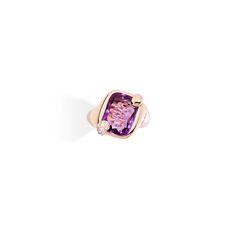 "Product description: Product Type - Ring Metal Type - 925 Sterling Silver 14k Rose Gold Plated (High Quality Polishing & Finishing) Gemstone - Natural Amethyst Gemstone Size - 10X8 MM Gemstones Shape - Cushion Accent Stone - CZ (American Diamonds) Gemstone color - As Picture Gemstone Purity - 100% Natural (Guaranteed) Standard Shipping - 3 to 7 Days ($25 Extra) Economy Shipping - 10 to 20 Days (Free Worldwide) Please Note - Color in the picture may be slightly different from the actual prod Pomellato Ring, New Zealand Jewellery, Amethyst And Diamond Ring, London Blue Topaz Ring, Amethyst Gem, Purple Band, February Birthstone, Fine Jewels, Small Rings