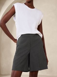 Hayden Short | Banana Republic Factory Banana Republic Factory, Banana Republic, Stretch Fabric, Sustainability, Trousers, Fabric