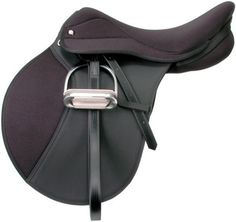 a close up view of a saddle with a pad on the top and bottom part