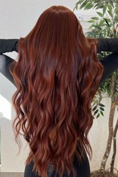 Copper Hair Shades, Beautiful Red Hair Color, Dark Red Hair Color Ideas, Red Brunette, Highlights Red, Copper Hair Dark, Hair Burgundy, Red Orange Hair