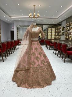 Indulge in the opulence of our Blush Pink Bridal Lehenga BL-110. This exquisite lehenga features a stunning blush pink color that exudes romance and elegance. Crafted with the finest materials, this lehenga is the embodiment of luxury and sophistication. Elevate your bridal look with this exquisite piece. Fabric: Raw Silk! WASH CARE INSTRUCTIONS - Please Dry clean only when it is applicable! Ready to Ship! Pink Bridal Lehenga, Blush Pink Color, Pink Bridal, Bridal Look, Bridal Lehenga, Bridal Dress, Raw Silk, Bridal Looks, Indian Dresses