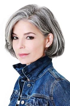 Granny Hair, Gorgeous Gray Hair, Beautiful Gray Hair, Silver Grey Hair, Grey Hair Color, Thinning Hair, Gray Hair, Grey Hair, Great Hair