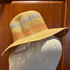 Great Sun Hat Casual Multicolor Brimmed Hat, Casual Brimmed Fedora For Warm Weather, Casual Multicolor Hat With Short Brim, Casual Flat Brim Hat For Warm Weather, Casual Multicolor Short Brim Hat, Casual Multicolor Sun Hat With Short Brim, Casual Multicolor Brimmed Sun Hat, Casual Brown Panama Hat For Warm Weather, Casual Brown Hats For Warm Weather