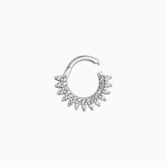 Elevate your style with our Gorgeous Sparkling Septum Clicker. Made of durable stainless steel, this versatile accessory can be used as both an earring or nose ring. Make a statement with its eye-catching design while adding a touch of elegance to any look. Upgrade your accessories game today! Detail： -Material: gold plated with internal stainless steel or stainless steel. Cubic Zirconia -Internal diameter: 8mm | 0.31" -Gauge: 16g | 1.2mm -Include: single item -Clicker/ daith/ septum * Get inspi Ear Style, Industrial Piercing, Septum Clicker, Belly Rings, Chain Earrings, 365 Days, Hair Claw, Ring Necklace, Body Jewelry