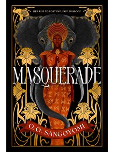 the cover to masquerade by o sanggoomi, featuring an elephant and woman