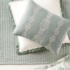 Elsbeth Crewel Embroidered Bedding | Ballard Designs