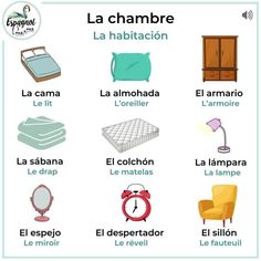 Espagnol pas à pas on Instagram: "🛌 Alerte vocabulaire ! ⁣ ⁣ On découvre aujourd'hui les mots espagnols de la chambre ! 🌴⁣ ⁣ ¿Intentas una frase en español? ⬇️⁣ ⁣ 🎁 Télécharge gratuitement ton ebook "Objectif espagnol" pour parler rapidement ! (lien dans la bio). ⁣  ⁣ ⚠️ Retrouve-moi sur @espagnolpasapas ⁣  ⁣ #espagnolpasapas  #vocabulario #vocabulary #vocabulaire #apprendrelespagnol #aprenderespañol #learnspanish #speakspanish #hablarespañol  #spanish #espagnol #español" December 7, How To Speak Spanish, Learning Spanish, Vocabulary, On Instagram, Quick Saves, Instagram