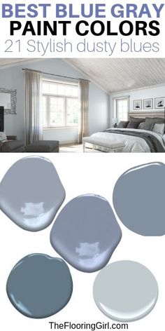 the best blue gray paint colors