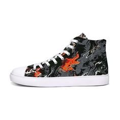 Unisex Wearable Art Hightop Canvas Sneakers  #mensfashion #womensfashion #hightops #sneakers #abstractart #streetwear #original #abstract #artwork #artist #wearableart #hiphop #footwear #athletic #goth #shop #etsy #sneakers #musician #men #women #trendy #canvasshoes #fashion #unisex Goth Shop, Adidas Sneakers Women, Casual Sneakers Women, Sneakers Online