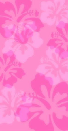 a pink background with flowers and leaves on it