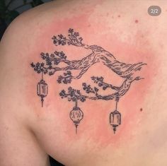 Small Asian Tattoos For Women, Ethereal Tattoo Ideas, Cottage Tattoo, Horizontal Tattoo Ideas, Below The Knee Tattoo, Whimsigoth Tattoo, Over The Knee Tattoo, Ethereal Tattoos, Earthy Tattoos