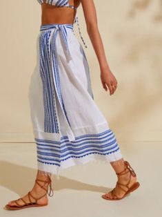 VACATION PIECES Cotton Skirt