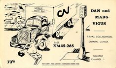 an old ad for the new york transit system, with a cartoon truck driving down the street