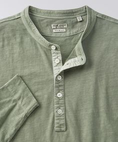 Edisto Henley - OOBE BRAND Earthly Aesthetic, Brand Launch, Stylish Men Casual, Mens Henley, Mens Style Guide, Mens Outfit Inspiration, Winter Shirts, Dope Fashion, Mens Clothes