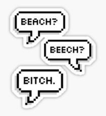 BTS - V & Jimin "Beach? Beech? B*tch."  Sticker Jimin Beach, Kpop Sticker, Stickers Kpop, V Jimin, Goodnotes Stickers, Pop Stickers, Boys Sticker, Bts Wallpaper Lyrics, Happy Pills