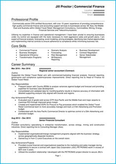 a professional resume template for an investment finance firm, it is intended to be used as a