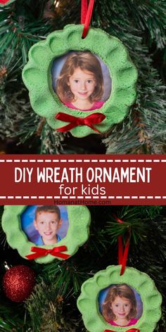 Wreath Ornaments, Diy Paper Flowers, Parents Christmas, Christmas Crafts For Toddlers, Preschool Christmas Crafts, Christmas Kindergarten, Christmas Gifts For Parents, Kids Christmas Ornaments, Christmas School