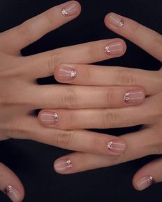 Simple Elegant Nails, Elegant Nail Art, Elegant Nail Designs, Cute Nail Art Designs, Great Nails, Spring Nail Art, Cute Nail Art, Elegant Nails