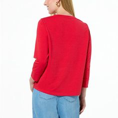 G by Giuliana Americana French Terry Knit Top The ultimate salute to summertime style, this Americana-inspired top from Diane Gilman brings patriotic vibes to every BBQ, vacation spot, and long-weekend summer celebration. Knit Long Sleeve Tops For Vacation, Knit Tops For Vacation In Fall, Red Vacation Top For Fall, Casual Crew Neck Knit Top For Beach, Casual Red Knit Top, Cotton Knit Top For Vacation In Fall, Fall Vacation Cotton Knit Top, Cotton Knit Top For Fall Vacation, Red Knit Tops With Relaxed Fit