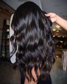 Dark Balayage, Long Hair Highlights, Dark Brunette