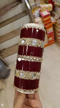 Punjabi Chura, Bridal Chooda, Bridal Foot Jewelry, Bangles Bridal, Cz Bangles, Gift Ideas Valentines Day, Graduation Gift For Him, Anniversary Gift For Girlfriend, Gift Ideas Valentines