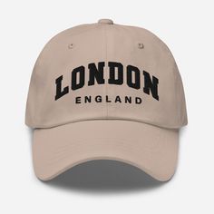 Elevate your travel game with our exclusive 'London, England' embroidered baseball hat, a perfect blend of fashion and wanderlust that allows you to explore the iconic streets of London in style. Carefully designed and crafted, this hat is your ideal travel companion, combining comfort and a touch of British flair. Key Features: Chic Embroidery: The words 'London, England,' beautifully embroidered on the front of this baseball hat, instantly transport you to the heart of one of the world's most Chic Embroidery, Chic Hat, Streets Of London, Travel Hat, Embroidered Baseball, Travel Games, London Street, Travel Companion, Baseball Hat