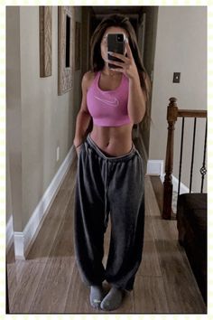 [SponsoredPost] Such A Waist Can Be Achieved Quite Quickly, There Are Many Different Ways To Find Out About Them, Follow Me!!! #sportbraoutfitscasual What To Wear To Your Boyfriends House, Clothes Aesthetic Casual, Thirst Trap Outfits, Gym Inspo Aesthetic, Cute Basic Fits, Period Fits, Lazy Summer Outfit, Workout Clothes Aesthetic, Pjs Outfits