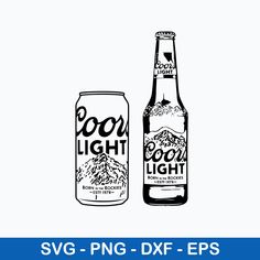 an image of two beer bottles with the words boo's light on them