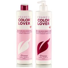 Framesi Color Lover Moisture Rich Shampoo and Conditioner (16.9 oz DUO SET) Moisturizing Hair Kit Moisture Rich Shampoo & Conditioner Set! Indulge your hair with a daily dose of a unique compound rich with Quinoa, the ultimate in luxury plant extracts. Keep hair color fabulous 95% longer and doused in rich moisture. Give the moisture your hair craves and infuse it with incredible shine and softness. Color Lover Moisture Rich Shampoo & Conditioner Set 1 - 16.9 oz. Shampoo 1 - 16.9 oz. Conditioner Revlon Colorsilk, Moisturizing Hair, Hair Kit, Long Hair Color, Permanent Hair Color, Moisturize Hair, Shampoo Conditioner, Dry Shampoo, Hair Conditioner