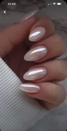 Nails Bridesmaid, Nails Wedding, Nails Almond, Minimalist Nails