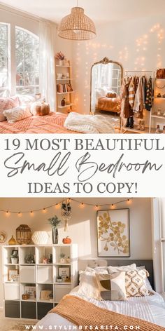 small bedroom ideas Small Bedroom Inspirations, Small Bedroom Layout Ideas, Small Teen Bedroom, Small Girls Bedrooms, Small Bedroom Makeover, Very Small Bedroom, Interior Ikea, Cozy Small Bedrooms, Small Bedroom Decor Ideas