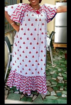 African Fabric Dress, Women Cotton Dress, Long African Dresses, African Dresses Modern