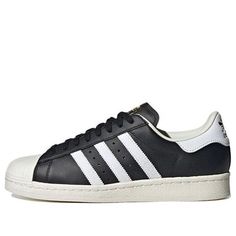 adidas Superstar 82 FI 'Black White' IE4195 (SNKR/Skate/Light/Casual/Unisex/Low Top/Non-Slip/Wear-resistant) Low Top, Black White, Adidas, Black And White, How To Wear, White, Black