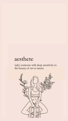 the back cover of aeshte's album, someone with deep identity to the beauty of art or nature