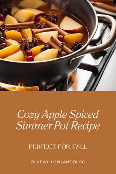 cozy apple spiced summer pot recipe perfect for fall