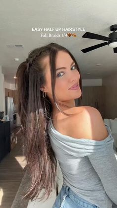 Hairstyles hair styles  peinados cabello corto peinados faciles coiffure Video Tik Tok credit@ gracemweston Video Tik Tok, Hair Inspiration Long, Cute Simple Hairstyles, Easy Hairstyle, Work Hairstyles, Penteado Cabelo Curto, Hairdo For Long Hair, Hair Stylist Life