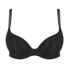 Push-up bra invisible MARIE JO Louie Push Up Bra, Second Skin, Push Up, Satin, Bra, Quick Saves, Black