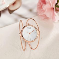 Round Bracelet, Women's Watch, Ladies Watch, Bracelet Designs, Quartz Watch, Fashion Casual