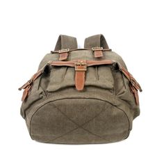 With its many pockets, generous volume and adjustable shoulder straps, our oversized turtle ridge backpack is the perfect companion for both business and weekend getaways..Material - Genuine leather, vegetable base dyes, cotton canvas.X-large sized bag, 15' W x 19' H x 8' D.Handle drop - 3', shoulder strap drop - 24'.Closure - Drawstring.Exterior details - Top handle, adjustable shoulder straps, padded shoulder straps, 3 snap button pockets, adjustable front buckle straps, embossed TSD BRAND logo.Interior cotton lining, 1 zipper pocket, 2 slip pockets, key-ring, padded laptop compartment with secure strap, stitched on TSD BRAND logo patch.Laptop compatible (standard size 13'-15').Gold-tone hardware, varies by color.Weight - 1 lbs.Clean your bag thoroughly before storing it, use a damp clot Grey Bag, Exterior Details, Brand Bags, How To Make Handbags, Travel Collection, Canvas Backpack, Branded Bags, Weekend Getaways, Travel Luggage